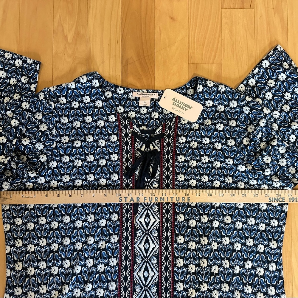Allison Daley Women NWT by Dillard's. Size 1x cotton/spandex blend - Picture 6 of 8